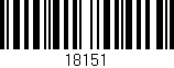 Código de barras (EAN, GTIN, SKU, ISBN): '18151'