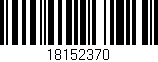 Código de barras (EAN, GTIN, SKU, ISBN): '18152370'