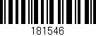 Código de barras (EAN, GTIN, SKU, ISBN): '181546'