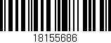 Código de barras (EAN, GTIN, SKU, ISBN): '18155686'