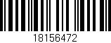 Código de barras (EAN, GTIN, SKU, ISBN): '18156472'