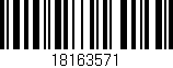 Código de barras (EAN, GTIN, SKU, ISBN): '18163571'