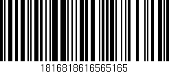 Código de barras (EAN, GTIN, SKU, ISBN): '1816818616565165'
