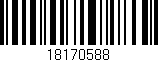 Código de barras (EAN, GTIN, SKU, ISBN): '18170588'