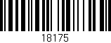 Código de barras (EAN, GTIN, SKU, ISBN): '18175'