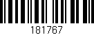 Código de barras (EAN, GTIN, SKU, ISBN): '181767'