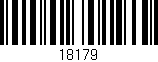 Código de barras (EAN, GTIN, SKU, ISBN): '18179'