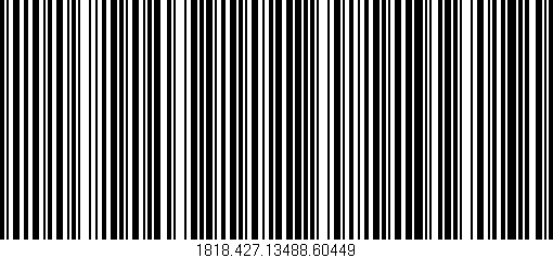 Código de barras (EAN, GTIN, SKU, ISBN): '1818.427.13488.60449'