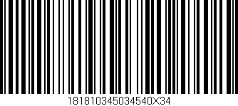 Código de barras (EAN, GTIN, SKU, ISBN): '181810345034540X34'
