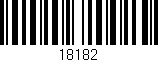 Código de barras (EAN, GTIN, SKU, ISBN): '18182'
