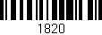 Código de barras (EAN, GTIN, SKU, ISBN): '1820'