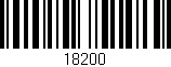 Código de barras (EAN, GTIN, SKU, ISBN): '18200'