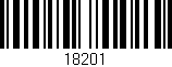 Código de barras (EAN, GTIN, SKU, ISBN): '18201'