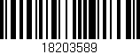 Código de barras (EAN, GTIN, SKU, ISBN): '18203589'