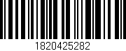 Código de barras (EAN, GTIN, SKU, ISBN): '1820425282'