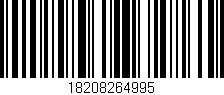 Código de barras (EAN, GTIN, SKU, ISBN): '18208264995'