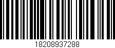 Código de barras (EAN, GTIN, SKU, ISBN): '18208937288'