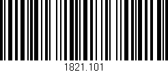 Código de barras (EAN, GTIN, SKU, ISBN): '1821.101'
