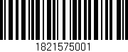 Código de barras (EAN, GTIN, SKU, ISBN): '1821575001'