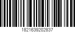 Código de barras (EAN, GTIN, SKU, ISBN): '1821639202837'