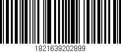 Código de barras (EAN, GTIN, SKU, ISBN): '1821639202899'