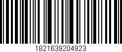 Código de barras (EAN, GTIN, SKU, ISBN): '1821639204923'