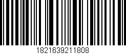 Código de barras (EAN, GTIN, SKU, ISBN): '1821639211808'