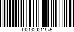 Código de barras (EAN, GTIN, SKU, ISBN): '1821639211945'
