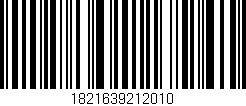 Código de barras (EAN, GTIN, SKU, ISBN): '1821639212010'
