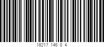 Código de barras (EAN, GTIN, SKU, ISBN): '18217_146_0_4'
