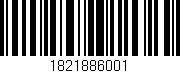 Código de barras (EAN, GTIN, SKU, ISBN): '1821886001'