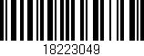 Código de barras (EAN, GTIN, SKU, ISBN): '18223049'