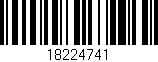Código de barras (EAN, GTIN, SKU, ISBN): '18224741'