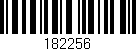 Código de barras (EAN, GTIN, SKU, ISBN): '182256'