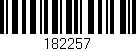 Código de barras (EAN, GTIN, SKU, ISBN): '182257'