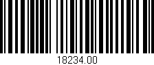 Código de barras (EAN, GTIN, SKU, ISBN): '18234.00'