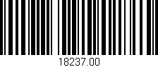 Código de barras (EAN, GTIN, SKU, ISBN): '18237.00'
