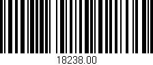 Código de barras (EAN, GTIN, SKU, ISBN): '18238.00'