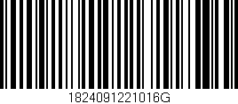Código de barras (EAN, GTIN, SKU, ISBN): '1824091221016G'