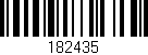 Código de barras (EAN, GTIN, SKU, ISBN): '182435'