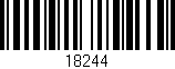 Código de barras (EAN, GTIN, SKU, ISBN): '18244'