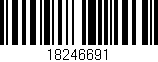 Código de barras (EAN, GTIN, SKU, ISBN): '18246691'