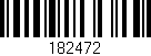 Código de barras (EAN, GTIN, SKU, ISBN): '182472'