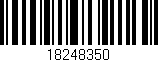 Código de barras (EAN, GTIN, SKU, ISBN): '18248350'