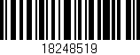 Código de barras (EAN, GTIN, SKU, ISBN): '18248519'