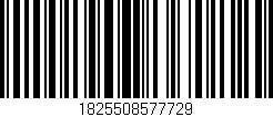 Código de barras (EAN, GTIN, SKU, ISBN): '1825508577729'