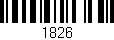 Código de barras (EAN, GTIN, SKU, ISBN): '1826'