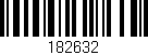 Código de barras (EAN, GTIN, SKU, ISBN): '182632'