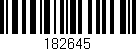 Código de barras (EAN, GTIN, SKU, ISBN): '182645'