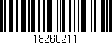 Código de barras (EAN, GTIN, SKU, ISBN): '18266211'
